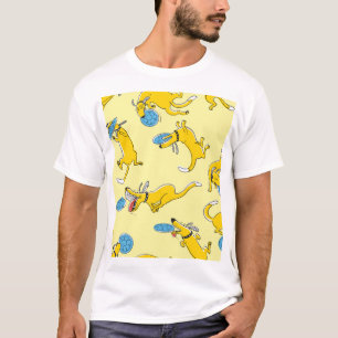 T-shirt Chiens d'activités : motif sportif frisbee