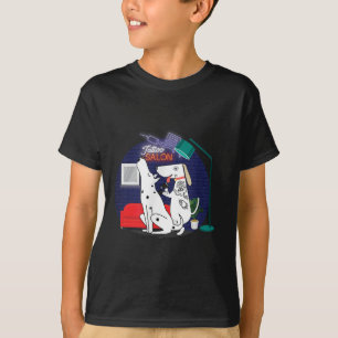 T-shirt Chiens Dalmatiens fantastiques Tattoo Shop Chien M