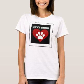 T-shirt Chiens d'amour