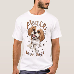 T-shirt Chiens d'amour pour la paix
