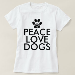 T-shirt Chiens d'amour pour la paix