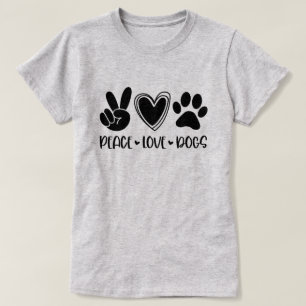 T-shirt Chiens d'amour pour la paix