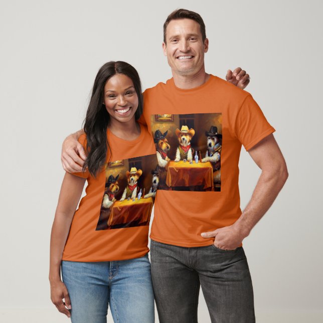 T-shirt Chiens dans un salon (Unisexe)