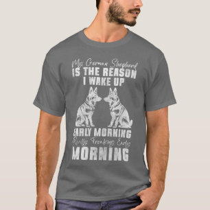 T-shirt Chiens de berger allemand Chien école de chien drô