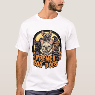 T-shirt Chiens de Boo français Halloween Bouledogue frança
