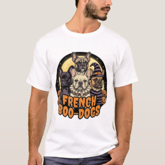 T-shirt Chiens de Boo français Halloween Bouledogue frança