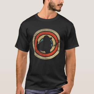 T-shirt Chiens de caniche vintages rétro et animal mignon