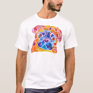 T-SHIRT CHIENS DE CARLIN, TASSES DE CARLINS