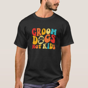 T-shirt Chiens de chambre pas chiens enfants Chiens mignon