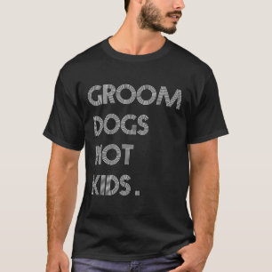 T-shirt Chiens de chambre pas enfants Chiens amusants Mème
