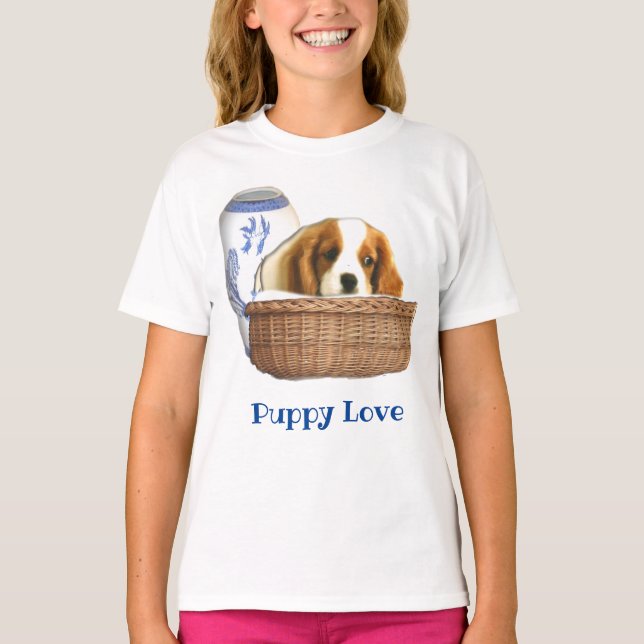 T-shirt Chiens de chiots (Devant)