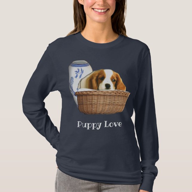 T-shirt Chiens de chiots (Devant)