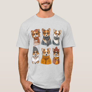 T-shirt Chiens de Corgi gallois branchés
