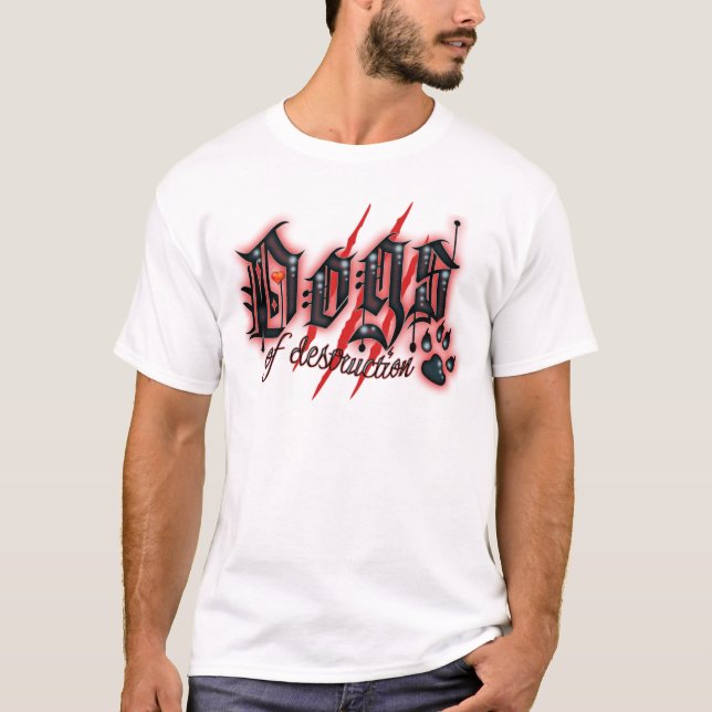 T-shirt Chiens de destruction (Devant)