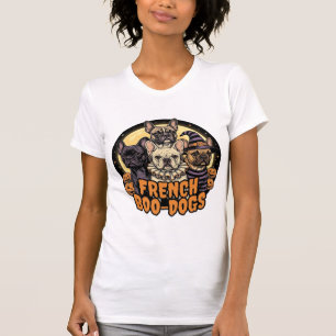 T-shirt Chiens de French Boo Halloween Création Bouledogue