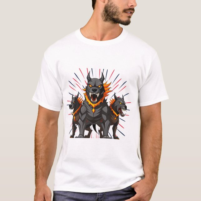 T-shirt Chiens De Garde De Feu - Libérez Leur Puissance ! (Devant)