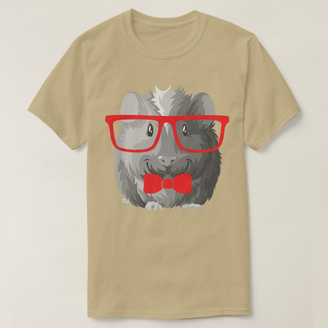 T-shirt Chiens de Guinée-Cochon amusants (Design devant)