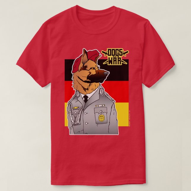 T-shirt Chiens De La Bundeswehr (Design devant)
