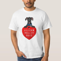 T-shirt Chiens de la Silicon Valley