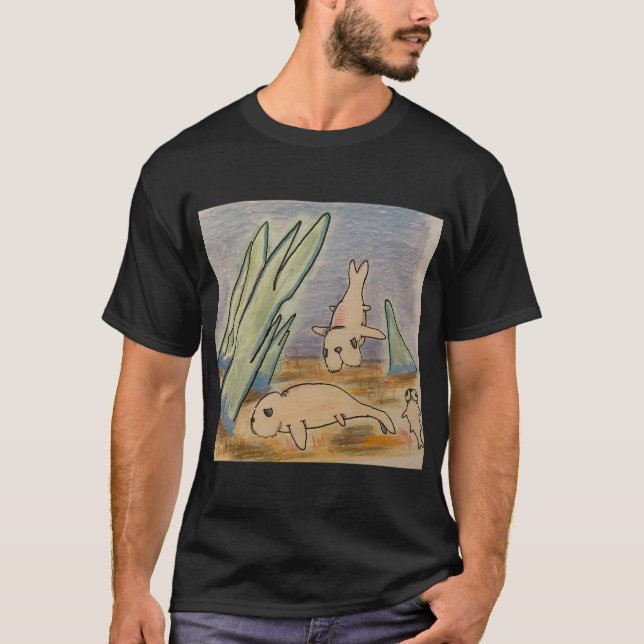 T-shirt Chiens de mer (Devant)