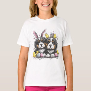 T-shirt Chiens de montagne bernois de Pâques