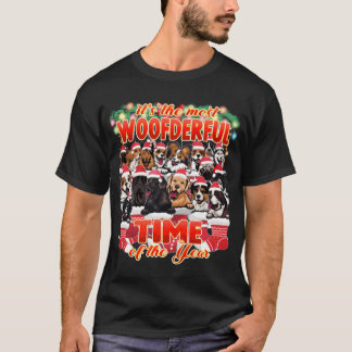 T-shirt Chiens de Noël mignons et mignons chez Stocking bo