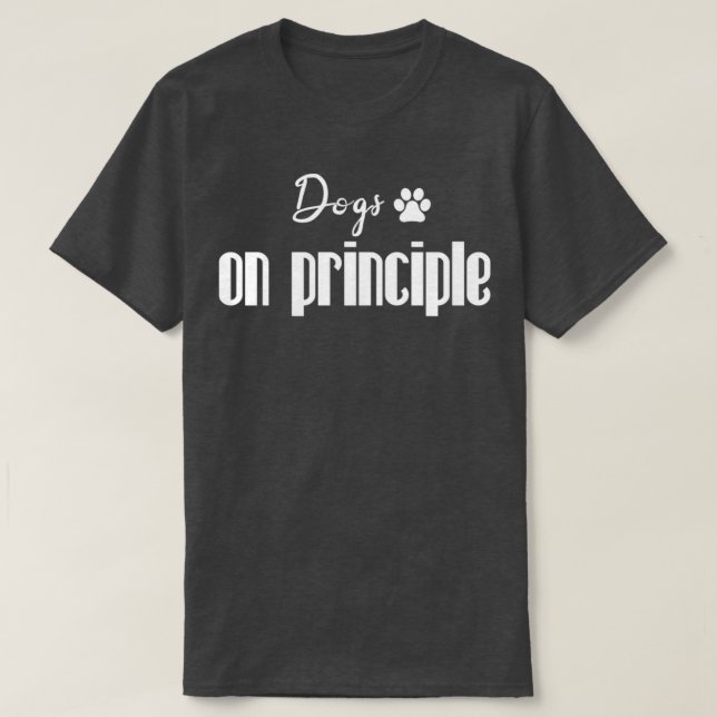 T-shirt Chiens de principe (Design devant)
