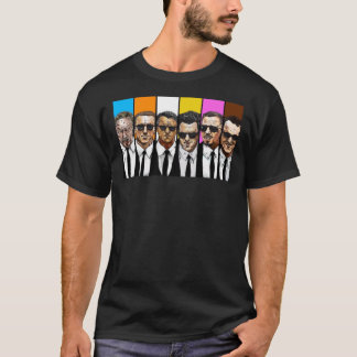 T-shirt Chiens de réservoir - Gangsters illustrés T-S clas