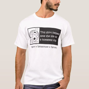 T-shirt Chiens de sans-abri d'aide