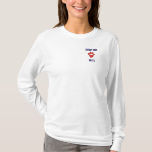 T-shirt Chiens de thérapie Chemise à manches longues pour