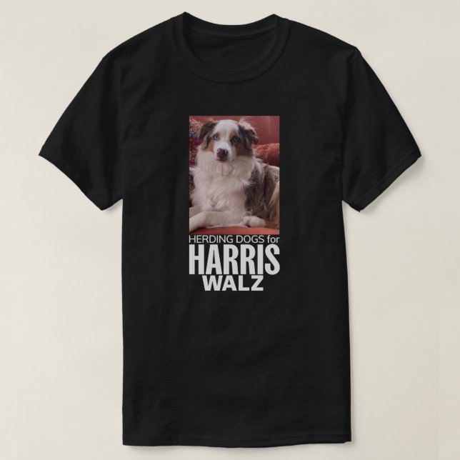 T-shirt Chiens d'élevage pour Harris/Walz (Design devant)