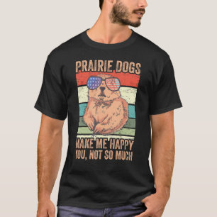 T-shirt Chiens des Prairies Animaux de compagnie Animaux d