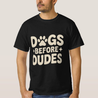 T-shirt Chiens Devant Les Mecs Chemise
