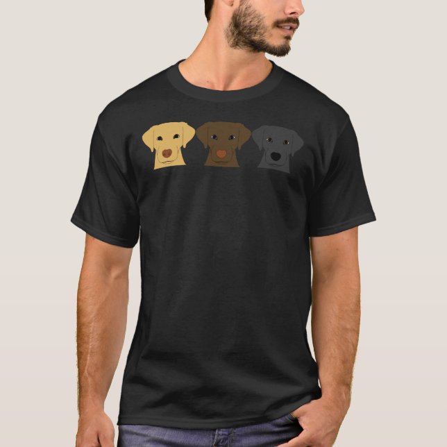 T-shirt Chiens du Labrador (Devant)