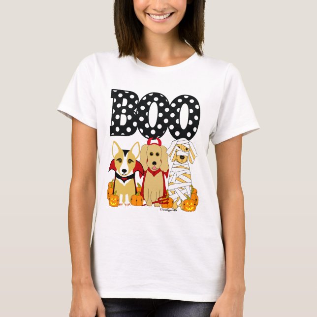 T-shirt Chiens en costume Chemise Amoureux des chiens Hall (Devant)