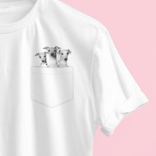 T-shirt Chiens En Poches Photo de chien personnalisée Me