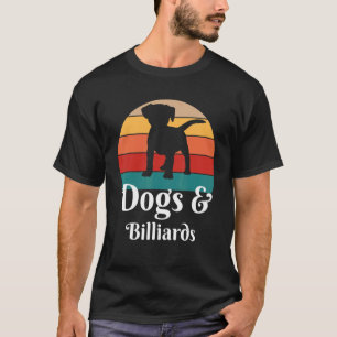 T-shirt Chiens et Billards