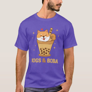 T-shirt Chiens et Boba Chien Daddy Chien Maman Dogfather S