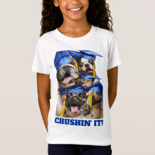 T-Shirt Chiens et chats diplômés en photomaton