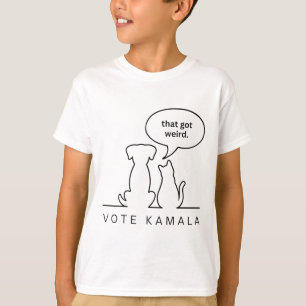 T-shirt Chiens Et Chats Drôle Qui Ont Obtenu Des Voix Étra