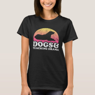 T-shirt Chiens et Enseignement Théâtre Chien et Professeur