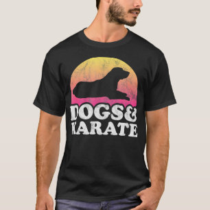 T-shirt Chiens et karaté Hommes ou femmes Chiens