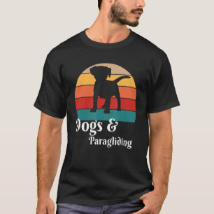 T-shirt Chiens et parapente