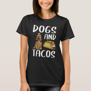 T-shirt Chiens Et Tacos Anglais Cocker Espagnol Mexicain N