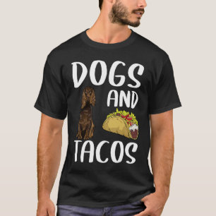 T-shirt Chiens Et Tacos Boykin Espagnol Mexicain Nourritur