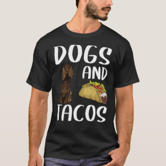 T-shirt Chiens Et Tacos Boykin Espagnol Mexicain Nourritur