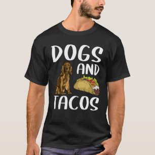 T-shirt Chiens Et Tacos Cocker Spaniel Mexicain Nourriture