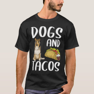 T-shirt Chiens Et Tacos Collie Cuisine Mexicaine