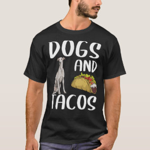 T-shirt Chiens Et Tacos Greyhound Cuisine Mexicaine