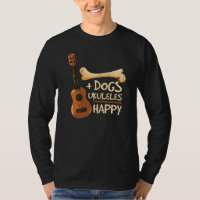 Chiens et Ukulele me rendent heureux